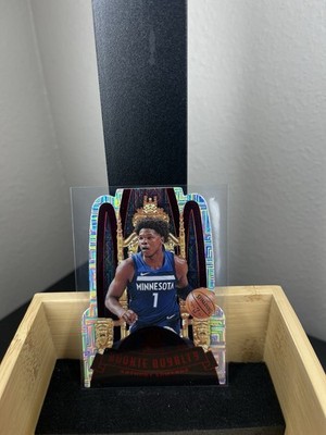 2020-21 Panini Crown Royale - Rookie Royalty Anthony Edwards #31 Asia Red (RC)