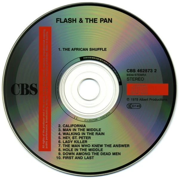 FLASH AND THE PAN - FLASH AND THE PAN - CD ALBUM - ALBERT PRODUCTIONS - 1988 - Bild 3 von 3
