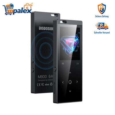 DODOSOUL MP3-Player 64GB Bluetooth HiFi Sound