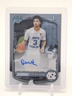 DEREK DIXON 2025-26 BOWMAN CHROME U 1ST AUTOGRAPH #CPA-DD BASKETBALL UNC Q3948