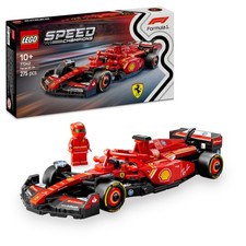 Speed Champions Ferrari SF-24 F1 Race Car Toy with a Collectible Formula 1 Dr...