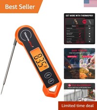 TP19H Digital Meat Thermometer for Cooking with Ambidextrous Backlit and Moti...