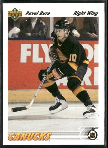1991-92 Upper Deck Pavel Bure #555 Vancouver Canucks