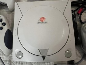 RARE Dreamcast with 3  Controllers, 2 games, + cables - PLEASE READ DESCRIPTION