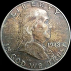 1948-D 50C Franklin Half Dollar