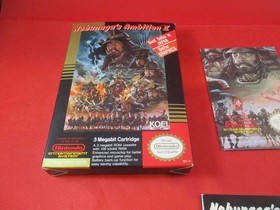 Nobunaga's Ambition II Nintendo NES COMPLETE w/ Box manual game WORKS! #T
