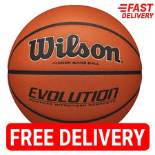 Wilson Evolution Basketball 29.5  Size 7 Indoor Game Ball   New   Free Shipping