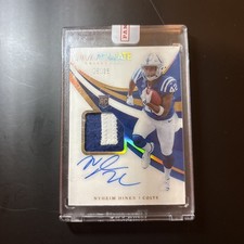 2018 Panini Immaculate Collection Nyheim Hines RPA/25