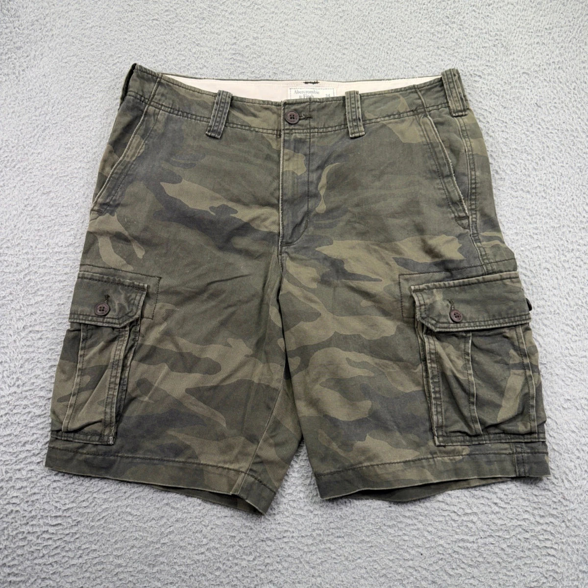 Abercrombie & Fitch 迷彩短裤男式| eBay