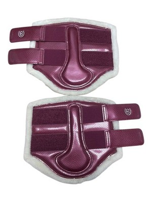 Equestrian Stockholm Brushing Boots *Pair* - Bordeaux - M - USED