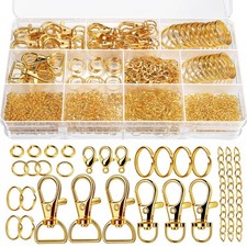 524PCS Key Chain Making Kit, Keychain Making Supplies Keychain Craft Supplies...