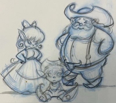 2 Gnome Original Conceptual Character Sketches