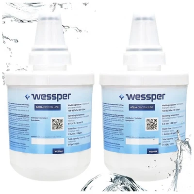 WESSPER 2x Wasserfilter ersetzt Samsung Aqua Pure Plus DA29-00003G DA29-00003F HAFIN2