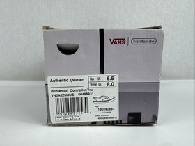 Vans x Nintendo NES Controller Shoes Men&rsquo;s Size 6.5 &ndash; Women 8 Game Over Soles