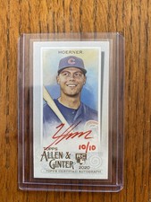 2020 Topps Allen & Ginter's Nico Hoerner Mini Red Ink  Auto 10/10 RC