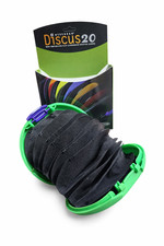 Discgear 20 CD DVD Custodia Portaoggetti Portafoglio Doppio Lato 20 Dischi Verde