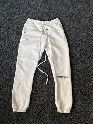 Essentials Fear of God Joggers Sweatpants Mens Size Small Gray Distressed