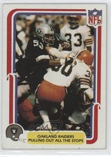 1980 Fleer Team Action Oakland Raiders Pulling out All the Stops #40 0d44
