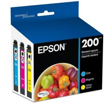 Epson 200 Color Ink Cartridges - Cyan/Magenta/Yellow (In Date) NEW !!!