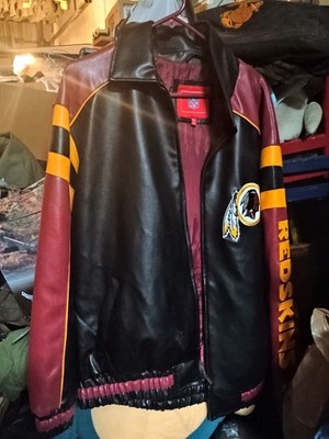 Redskins Fans! Leather Jacket Size XL