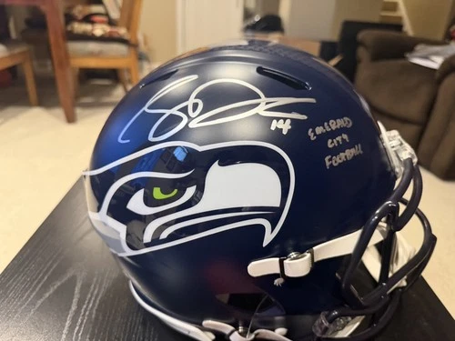 Sam Darnold Signed Seattle Seahawks Authentic Riddell Speed Helmet Fanatics COA