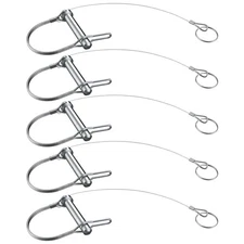 5Pcs Trailer Coupler Pin 5/16X 1-3/4（Wxl） Prevents Loss Trailer Hitch Locking Pi