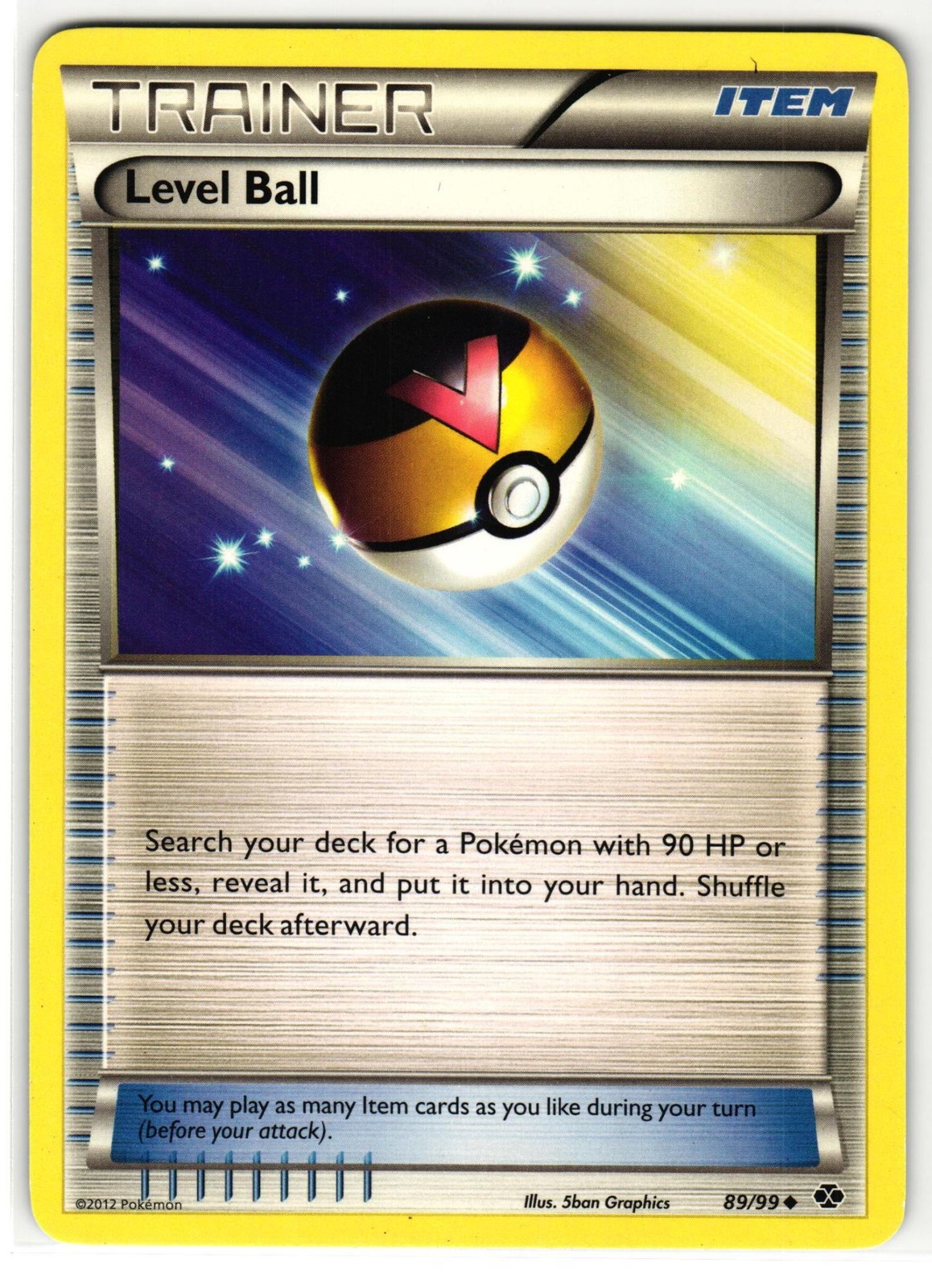 LEVEL BALL 89/99 NEXT DESTINIES ENGLISH POKEMON TCG