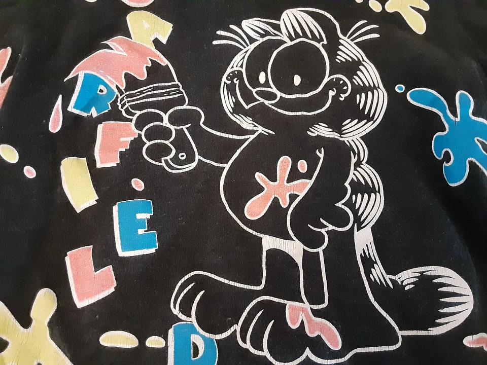 Vintage 1970's GARFIELD Cat Kid's Child's T-Shirt (Tagless, Well Worn) SMALL - Image 4 of 4