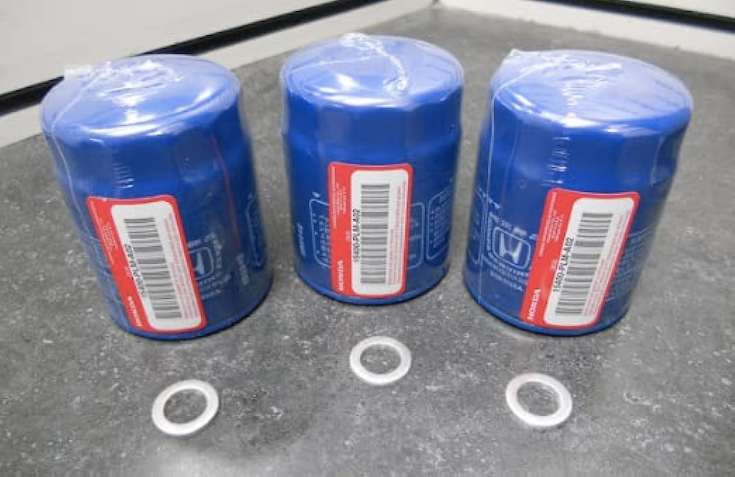 Genuine Acura Engine Oil Filter with Washers 15400-PLM-A02 - 3-Pack