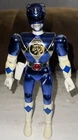 Vintage Bandai Power Rangers Metallic Armor Blue Ranger 8” Figure 1995