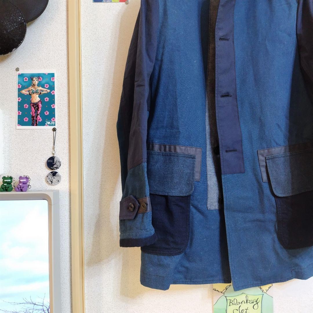 Junya Watanabe Man Patchwork Coat Comme Des Garco… - image 4