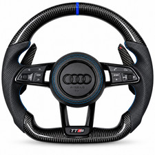 Audi TTRS Carbon Steering Wheel TT 8S 8J RS3 RS4 RS5 A3 A4 A5 A6 Single Stage