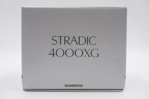 Shimano Stradic 4000XG FM Spinning Fishing Reel in Silver w/ Reversible Retrieve - Picture 4 of 5