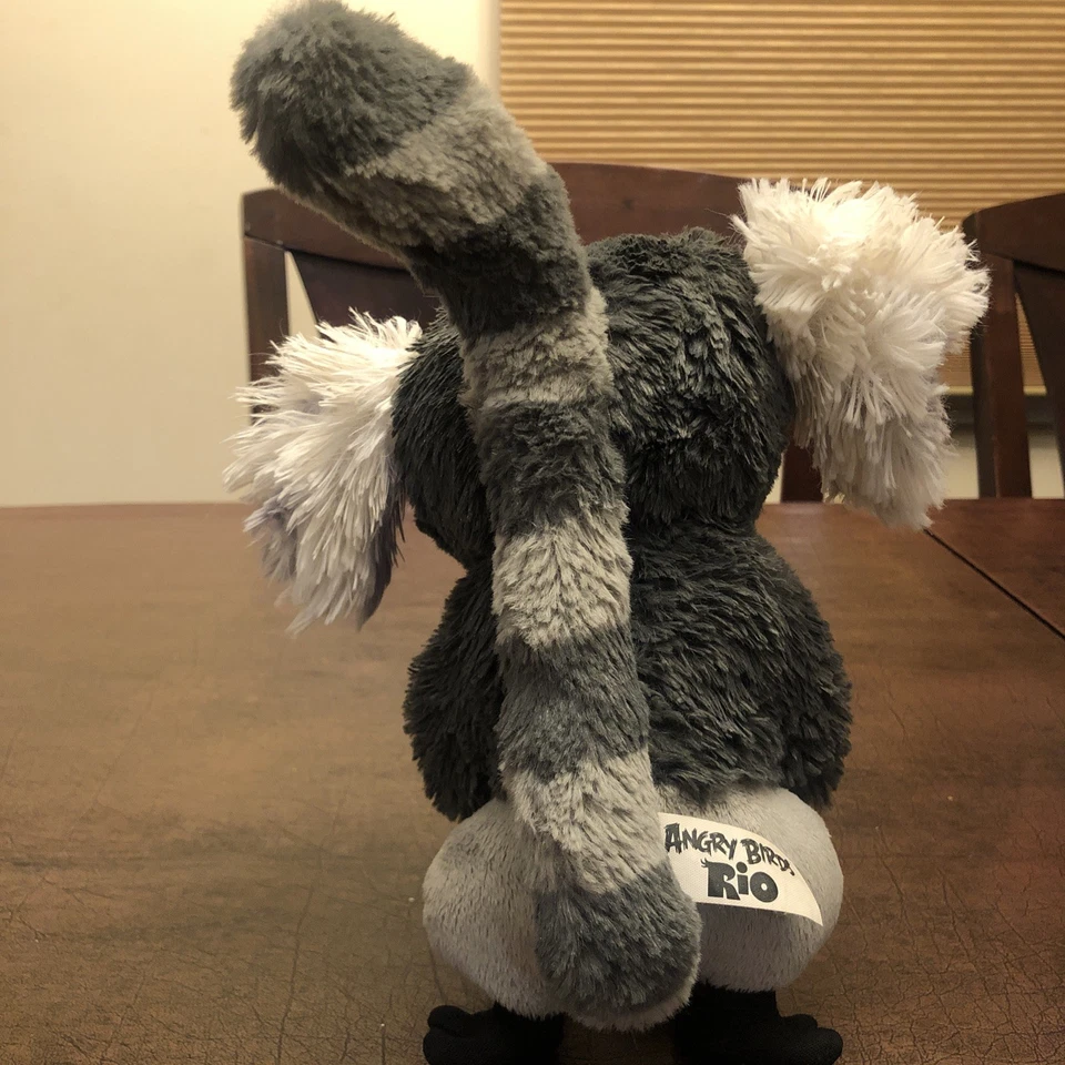 Angry Birds Marmoset Monkey Plush RIO Movie Lemur Stuffed Toy 2011 No Sound - Image 4 of 4