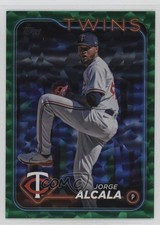 2024 Topps Update Green Crackle Foilboard 366/499 Jorge Alcala #US4 6k2