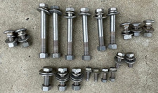 Ford Thunderbird Front Bumper Bracket Nuts Bolts Lock Washers 1958-1960 58-60 Ford Thunderbird Front Bumper Bracket Nuts Bolts Lock Washers 1958-1960 58-60