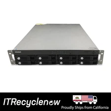 QNAP TS‑859U‑RP+ 2U Rackmount NAS w/ 8x 3TB HDDs 24TB Intel Atom 1.8 GHz