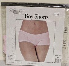 6 Pair Underwraps Pink Dancewear Boyshorts Boy Shorts Panties Medium V0764