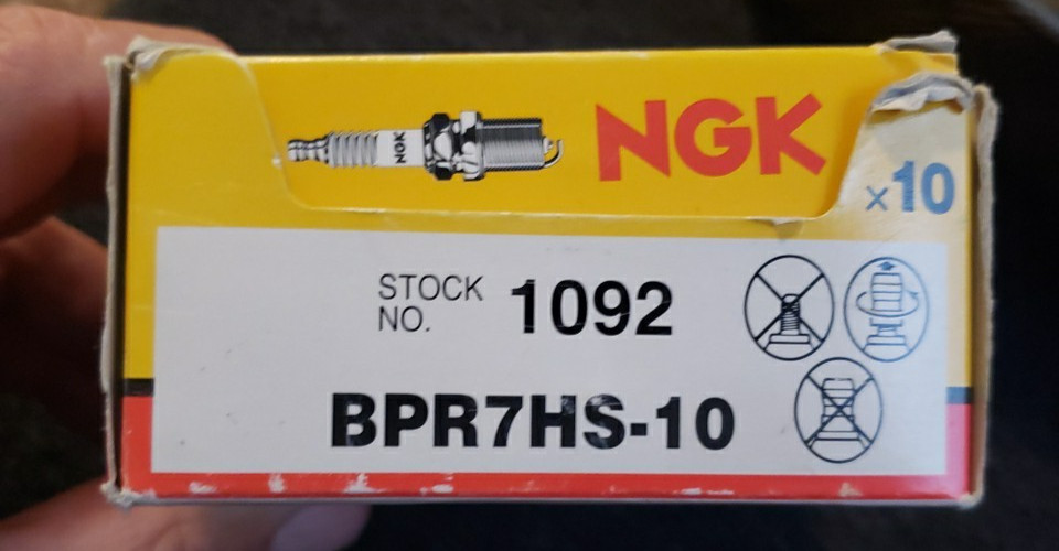 10 Pack NGK Standard Spark Plugs 1092 BPR7HS-10 1092 BPR7HS10 Tune Up Japan