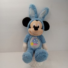 Just Play Disney Easter Bunny Mickey Mouse 17" Blue Plush