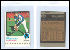 1973 Topps #653 Joe Hoerner Atlanta Braves - ODDBALL/MISCUT card