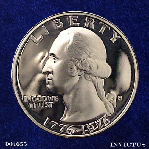 1976-S Washington Quarter 40% Silver (Cameo Proof Commemorative)