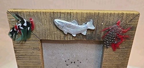 Fly Fishing Picture Frame With Real Fishing Flys - Midwest Of Cannon Falls - Picture 3 of 8