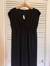 TALBOTS Women’s Size XL XLarge Dress NEW $149 Jersey Maxi Criss Cross Front
