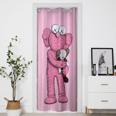 Wohnbereich Schlafzimmer Vorhänge Zweiteilig Verdunklung| KAWS Funk Cartoon