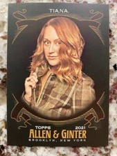 2021 TOPPS ALLEN GINTER X BASEBALL BASE CARD COMIEDIAN SARAH TIANA #229