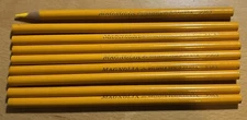 VTG Magnolia Reliance Pencil Co. Yellow Checking Or Coloring Pencils -9 Total