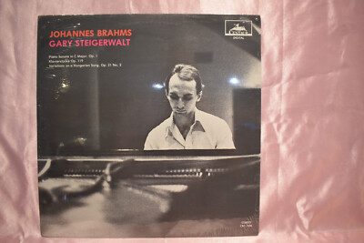 SEALED BRAHMS Gary Steigerwalt Piano Sontas in C Major LP