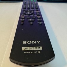 Sony RM-AAU130 AV System Remote Control for Stereo Receiver Genuine-TV-DVD OEM