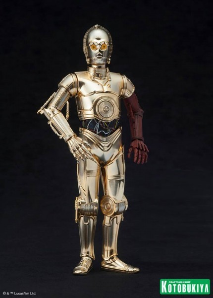 STAR WARS THE FORCE AWAKENS C-3PO, R2-D2, AND BB-8 KOTOBUKIYA
